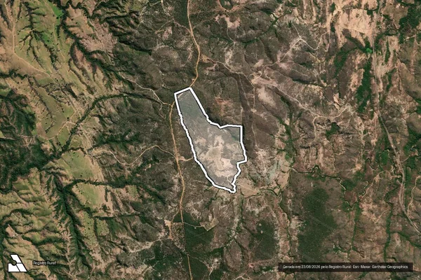 Imagem de satélite de FAZENDA SACO DOS BOIS - Parte 1 em Presidente Olegário - MG
