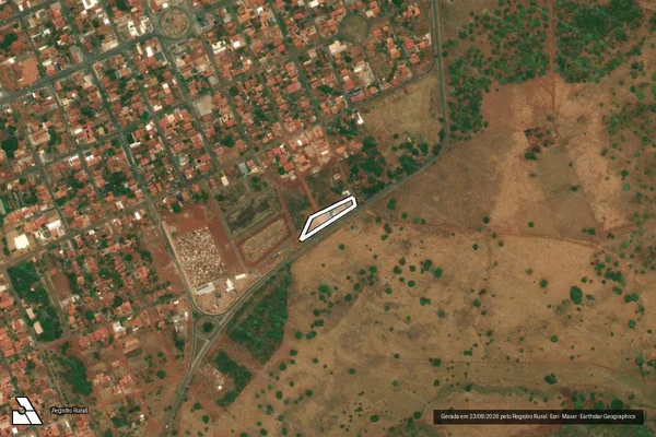 Imagem de satélite de FAZENDA VALE DA SERRA - 001 em Montes Claros de Goiás - GO
