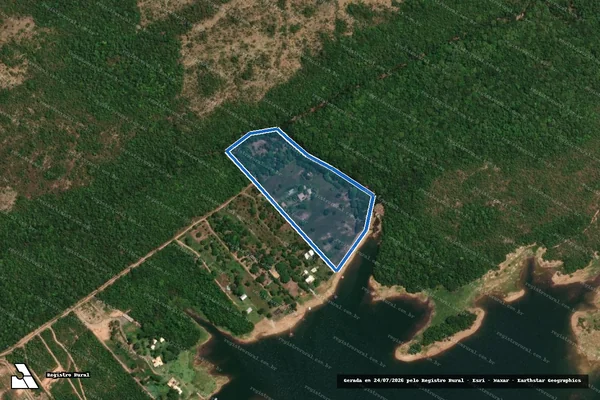 Imagem de satélite de Sítio Barra do São Joaquim - Parte 1 em Chapada dos Guimarães - MT