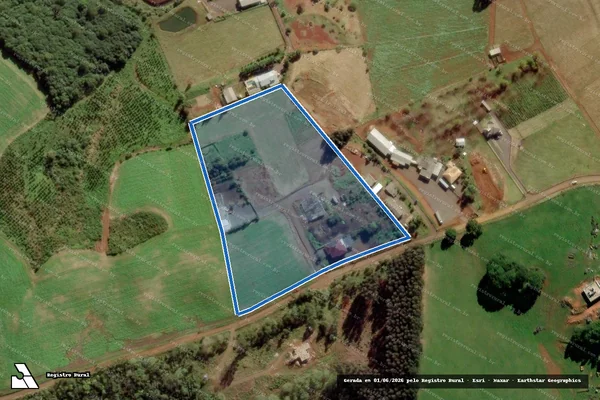Imagem de satélite de Fazenda Safra I - PARCELA DESMEMBRAMENTO em Fraiburgo - SC