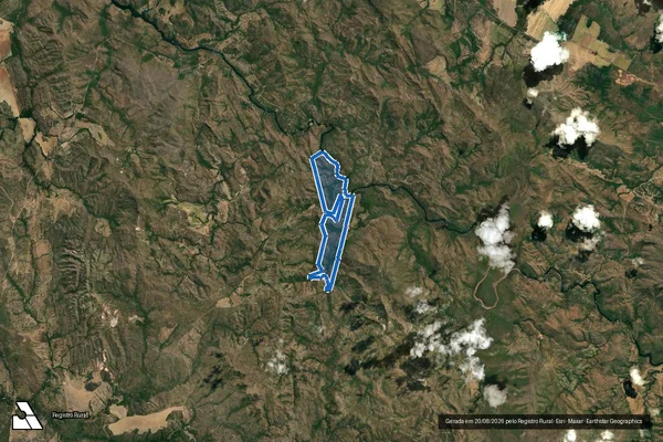 Imagem de satélite de FAZENDA MORRO REDONDO - PARCELA 02 em Niquelândia - GO