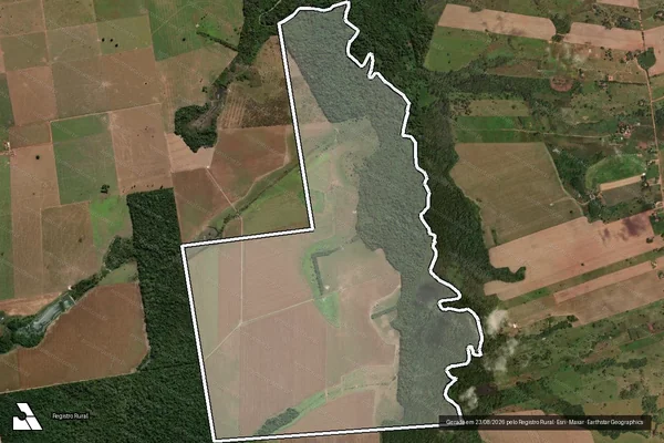 Imagem de satélite de Fazenda Jatobá - Parte 1 em Colíder - MT
