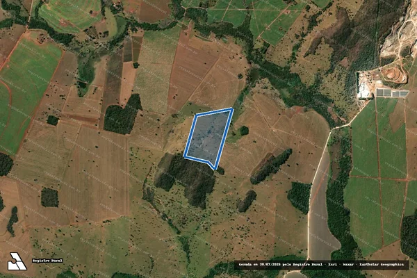 Imagem de satélite de FAZENDA GRANDE - Parte 3 em Jandaia - GO
