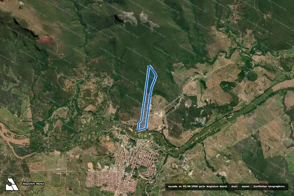 Imagem de satélite de SÍTIO REATA - Parte 1 em Jequitinhonha - MG