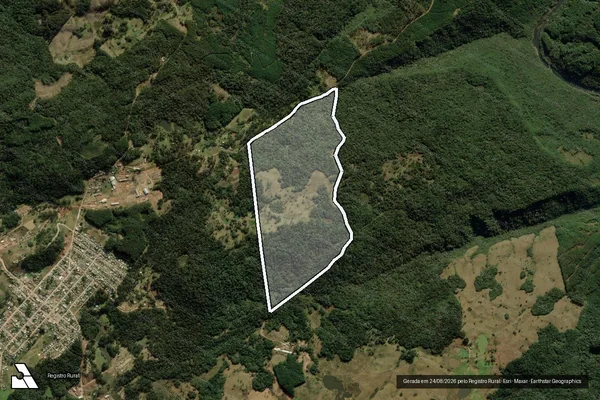 Imagem de satélite de Fazenda Invernada do Chapéu - Parcela 1 em Jaquirana - RS