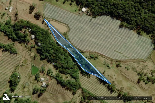 Imagem de satélite de Fazenda Morro Agudo - AREA 1 em São Joaquim - SC