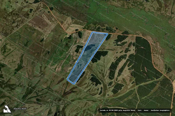 Imagem de satélite de FAZENDA PARANA-PARTE 02 - Fazenda Parana-Parte 02- área desmembrada em Naviraí - MS