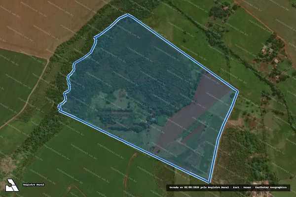 Imagem de satélite de Granja Stefa - Parte 1 em Itaporã - MS
