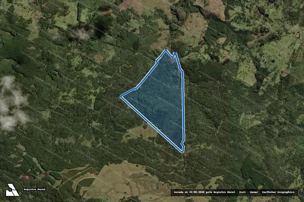 Imagem de satélite de FAZENDA MONTE ALEGRE - Matrícula 18.220 em Bocaina do Sul - SC