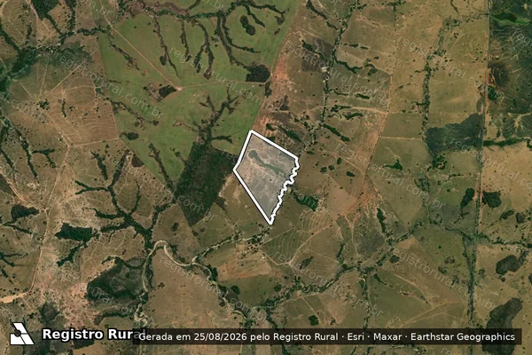 Imagem de satélite de FAZENDA SANTA MARIA - 001 em São Luís de Montes Belos - GO