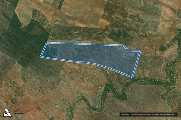 Imagem de satélite de FAZENDA ALEGRIA - 001 em Canindé de São Francisco - SE