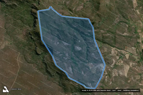 Imagem de satélite de FAZENDA NOSSA SENHORA APARECIDA - 001 em Morpará - BA
