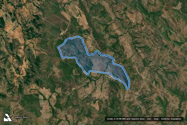 Imagem de satélite de FAZENDA VITORIA em Campinaçu - GO