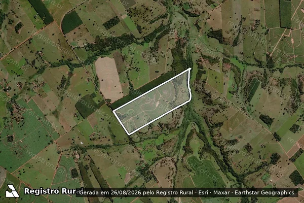 Imagem de satélite de SÍTIO BOM JESUS - 001 em Santa Rita d'Oeste - SP