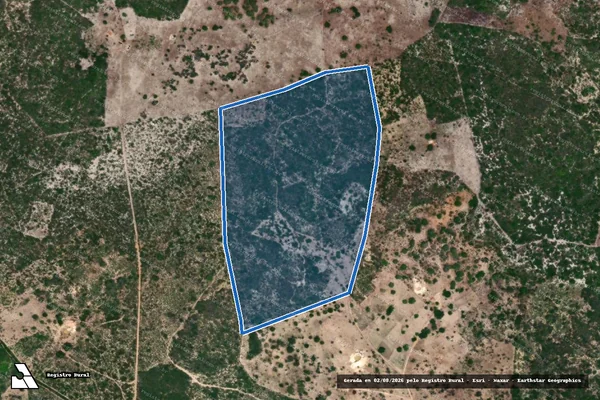 Imagem de satélite de Sítio Saco - Parte 1 em Tupanatinga - PE