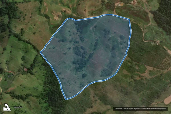 Imagem de satélite de Fazenda Bravata da Limeira - Parcela 02 de 02 em Santana dos Montes - MG