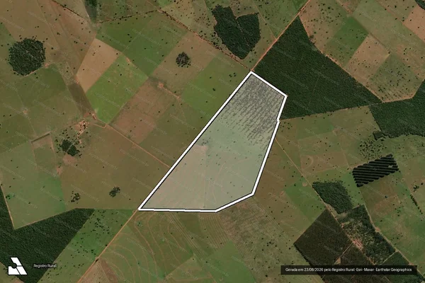 Imagem de satélite de FAZENDA SANTA ANA em Bataguassu - MS