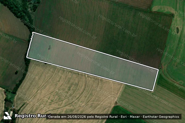 Imagem de satélite de FAZENDA BOA VISTA - Matrícula 2958 em Sertaneja - PR