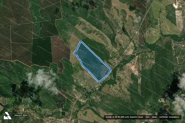 Imagem de satélite de Faz Riacho do Barro - PARTE 1 em Entre Rios - BA