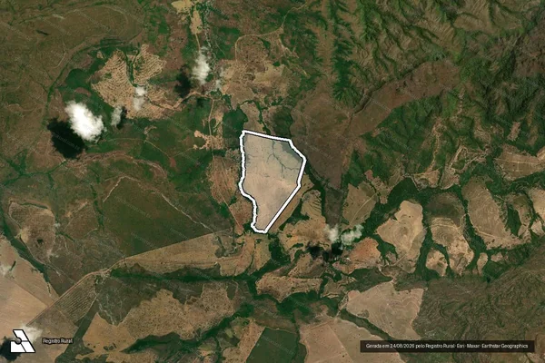 Imagem de satélite de FAZENDA SÃO JOÃO - Parte 1 em Baliza - GO