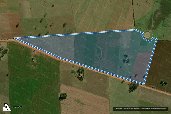 Imagem de satélite de Projeto de Assentamento Tamakavi - LOTE 09 em Itaquiraí - MS