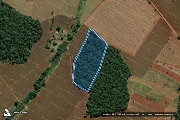 Imagem de satélite de FAZENDA CACHOEIRA - Gleba B em Pires do Rio - GO