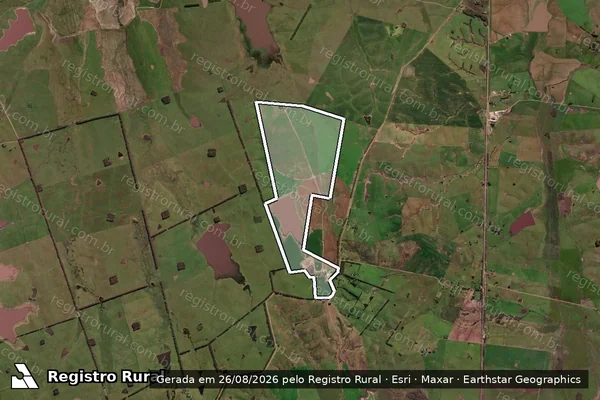 Imagem de satélite de Fazenda Santa Julia - Parte 1 em Aceguá - RS