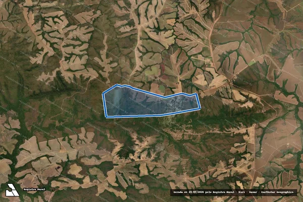 Imagem de satélite de Fazenda Santa Cecilia do Buriti Alto – Gleba A em Paranatinga - MT