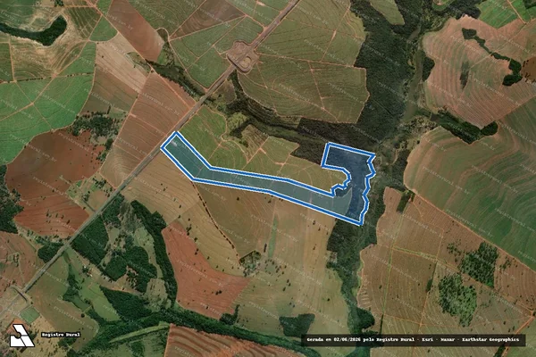 Imagem de satélite de Fazenda Munique - Fazenda Munique? Gleba 3 em Echaporã - SP