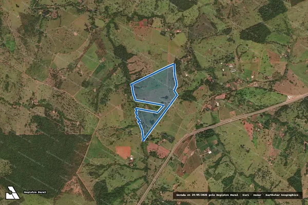 Imagem de satélite de FAZENDA SANTA MARIA - Parte 1 em Abadia de Goiás - GO