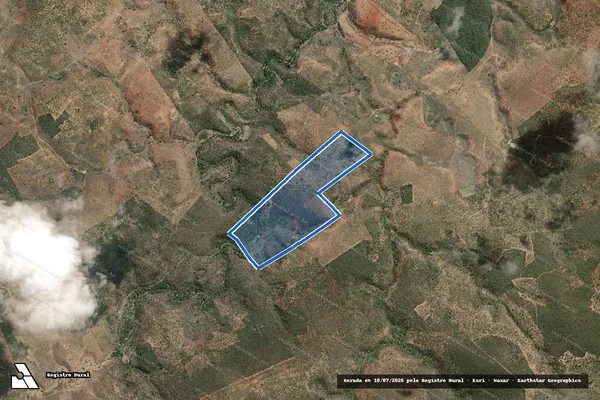Imagem de satélite de FAZENDA SARACURA - PARCELA 02 em Ruy Barbosa - BA