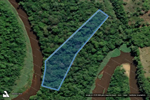 Imagem de satélite de Lote de Cacau-C27 ? PA Paulo Freire - Perímetro em Mucuri - BA