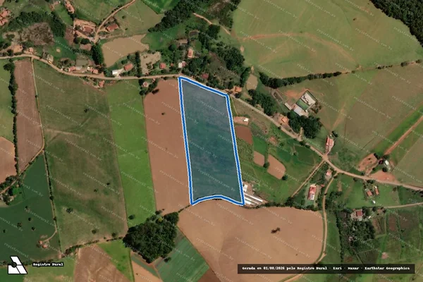 Imagem de satélite de SÍTIO RIBEIRO - SÍTIO SÃO PEDRO em Toledo - MG