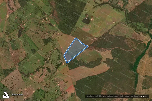 Imagem de satélite de FAZENDA BOA VISTA - Parte 1 em Novo São Joaquim - MT
