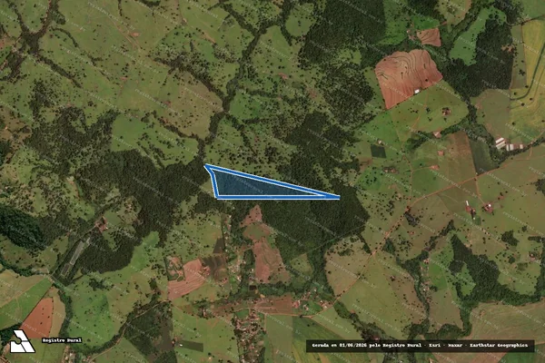 Imagem de satélite de FAZENDA SERRINHA - 001 em Itauçu - GO