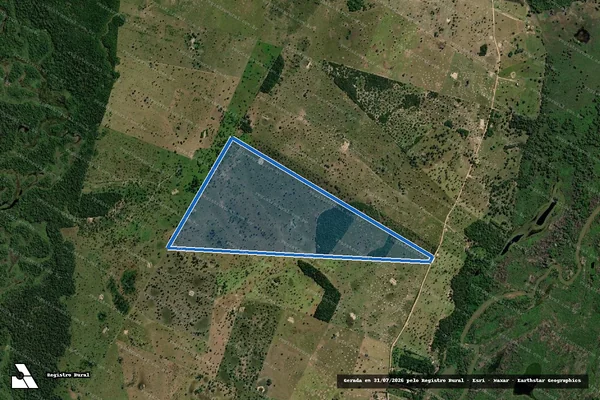 Imagem de satélite de FAZENDA CAMPO FLORIDO - Parte 1 em Cáceres - MT