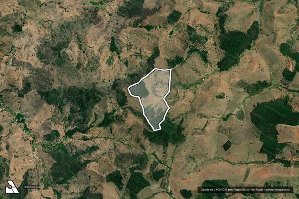 Imagem de satélite de Fazenda Nascimento - Parte 1 em Itanhomi - MG