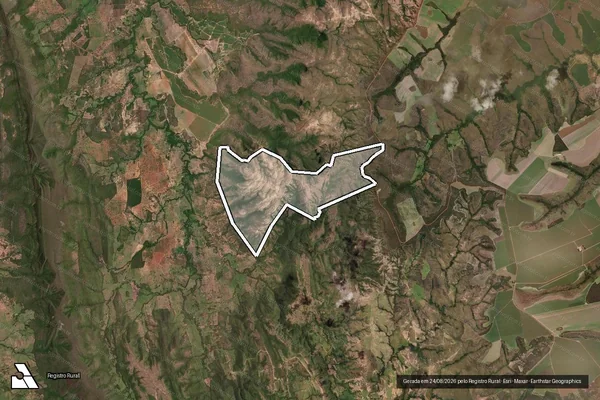 Imagem de satélite de Fazenda Divino Espírito Santo - Gleba B em Vila Boa - GO