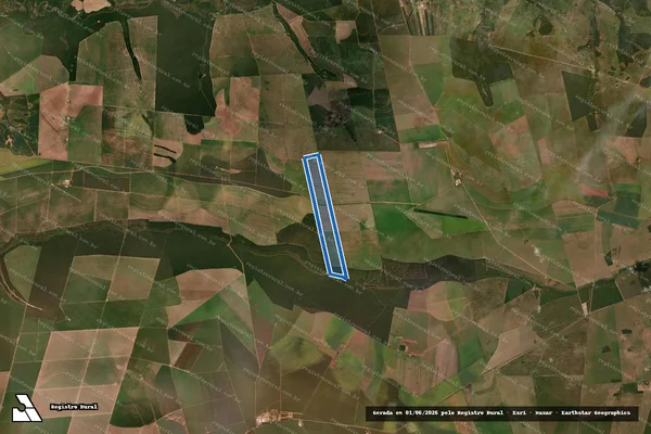 Imagem de satélite de FAZENDA IGUAÇU / 364 em Itiquira - MT