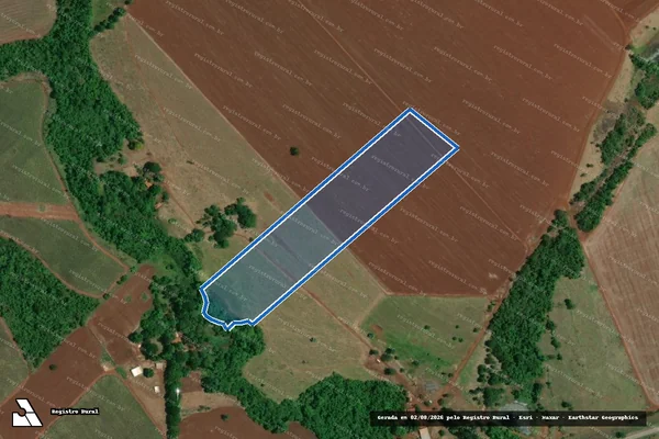 Imagem de satélite de FAZENDA TRINDADE - Gleba 02 em Itumbiara - GO