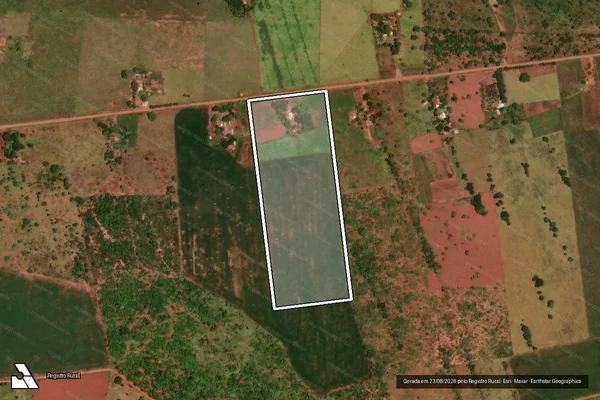 Imagem de satélite de PROJETO DE ASSENTAMENTO BARRA NOVA - Lote 005 em Sidrolândia - MS