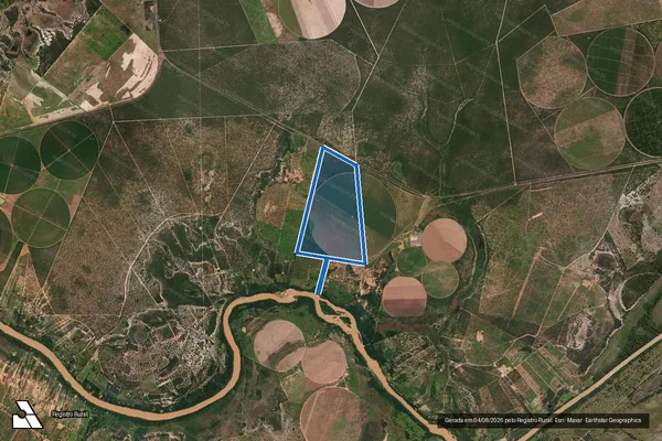 Imagem de satélite de FAZENDA MUTUCA - Fazenda Piau em Urucuia - MG