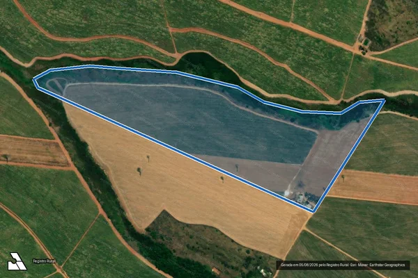 Imagem de satélite de Fazenda São Francisco - Parte 1 em Passos - MG
