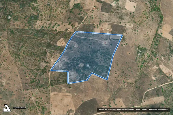 Imagem de satélite de Fazenda Queimada Do Carneiro / 02 em Águas Belas - PE
