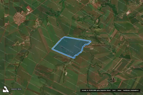 Imagem de satélite de Fazenda Encantado / Única em Assis Chateaubriand - PR