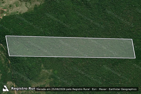 Imagem de satélite de FAZENDA SANTO ANTÔNIO - GLEBA CUPARI / Parte 1