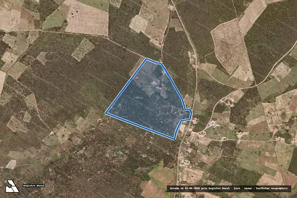 Imagem de satélite de SÍTIO BERLENGA  - Parte 2 ? REMANESCENTE em Caldeirão Grande do Piauí - PI