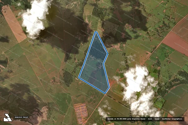 Imagem de satélite de Fazenda Pitaluga - Parte 1 em Rondonópolis - MT