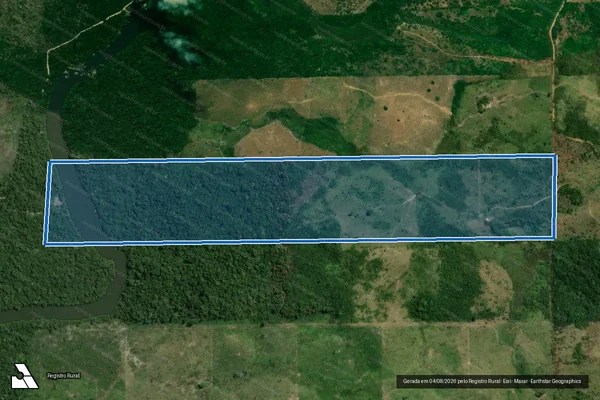 Imagem de satélite de FAZENDA GAVIÃO REAL - Parcela 1 em Pacajá - PA