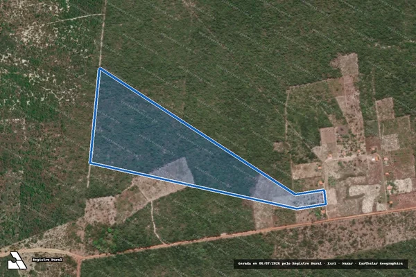 Imagem de satélite de ASSENTAMENTO BAIXA DO CIPÓ - PARCELA 02 em Bom Princípio do Piauí - PI